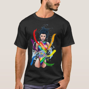 Womens Michael Turner's Fathom Aspen Matthews Prid T-Shirt
