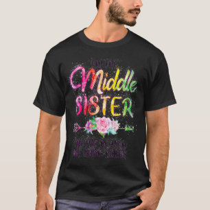 Womens Middle Sister  Funny I Am Reason We Have Ru T-Shirt