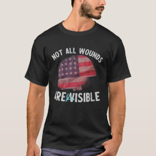 Womens Military Veteran Post Traumatic Ptsd Mental T-Shirt