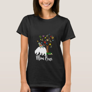 Womens Mimi Bear Autism Awareness Love Support T-Shirt