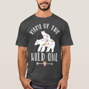 Womens Mimi Of The Wild One Shirt Bear 1st Bday Fi