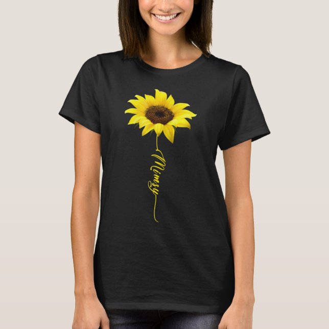 Womens Mimsy Sunflower Sunshine Family Gift T-Shirt (Front)