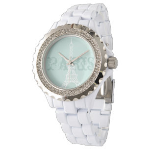Women's Mint Eiffel Tower Paris Watch Gift