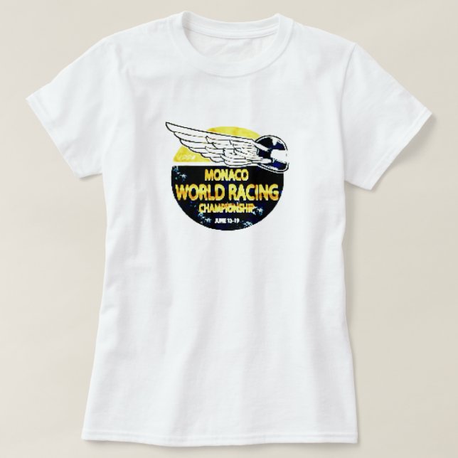 Women's MONACO RACING CHAMPIONSHIP T-Shirt (Design Front)