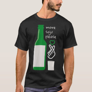 Womens More Soju please VNeck  T-Shirt