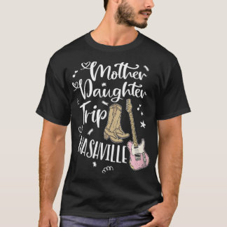 Womens Mother Daughter Trip Nashville VNeck T-Shirt