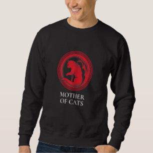 Womens Mother of Cats Mother of Cats Cat Miau Sweatshirt