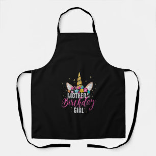 Womens Mother Of The Birthday Girl Mummy Gifts Uni Apron