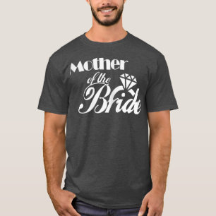 Womens Mother of the Bride Bling  T-Shirt