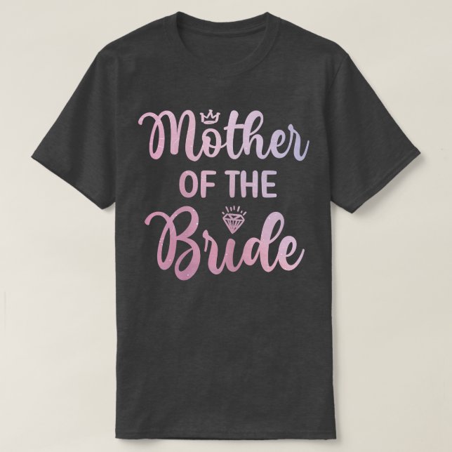 Womens Mother Of The Bride Bridal Shower Wedding D T-Shirt (Design Front)