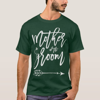 Womens Mother Of The GroomArrow Ring Bridal Party T-Shirt
