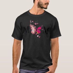 Womens Mothers Day Butterfly MOM Mama Mummy Madre T-Shirt