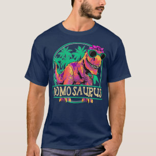 Womens Mothers Day Gift Momosaurus T Rex Momo T-Shirt