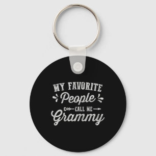 Womens Mothers Day Gifts - My Favourite People Cal Key Ring