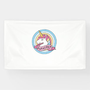 Womens Mothers Day Mamacorn Unicorn Gift For Her L Banner