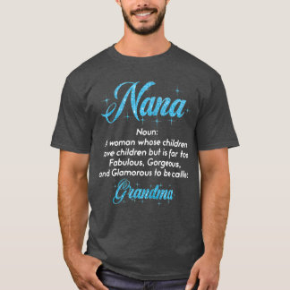 Womens Mothers Day Nana Noun Dictionary Grandma T-Shirt