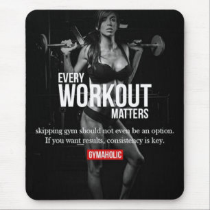 Women's Motivation - Every Workout Matters - Gym Mouse Pad