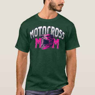 Womens Motocross Mom Dirt Bike Rider Race Biker T-Shirt