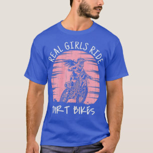 Womens Motorbike Motorcross Racing Gift I Real T-Shirt
