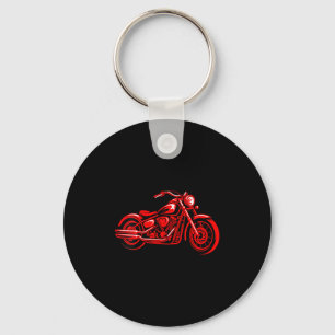 Women's Motorcycle Heart Biker Valentines Day Ride Key Ring