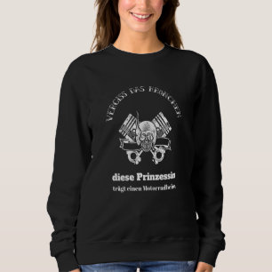 Womens Motorcycle Rider Biker Woman Saying – Forge Sweatshirt