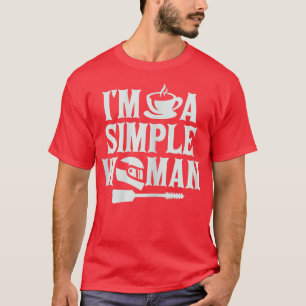 Womens Motorcycles Biking Biker T-Shirt