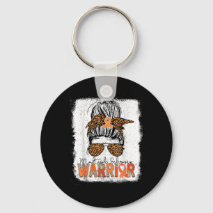 Womens Ms Warrior Messy Bun - Multiple Sclerosis A Key Ring