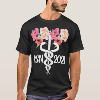 Womens MSN 2021 Caduceus  Master Of Science In Nur T-Shirt