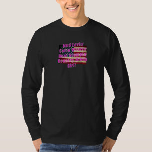 Womens Mud Lovin' Camo Wearin' Boot Stomping Count T-Shirt