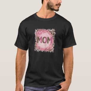 Womens Mum Leopard Pattern Design Happy Mothers Da T-Shirt