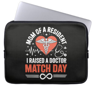 Women's Mum of A Resident Residency Match Day Laptop Sleeve