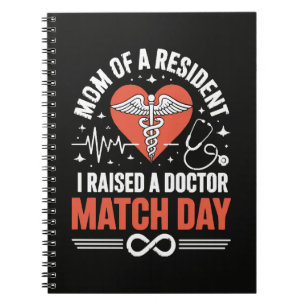 Women's Mum of A Resident Residency Match Day  Notebook