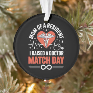 Women's Mum of A Resident Residency Match Day Ornament