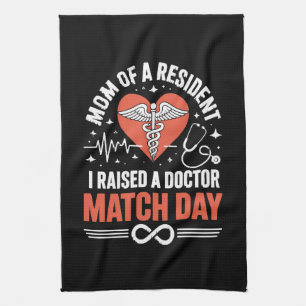 Women's Mum of A Resident Residency Match Day Tea Towel