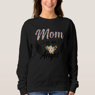 Womens Mum Of An Angel Proud Mama Mummy Mum Mother Sweatshirt