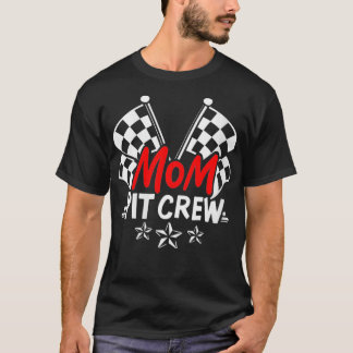 Womens Mum Pit Crew VNeck  T-Shirt