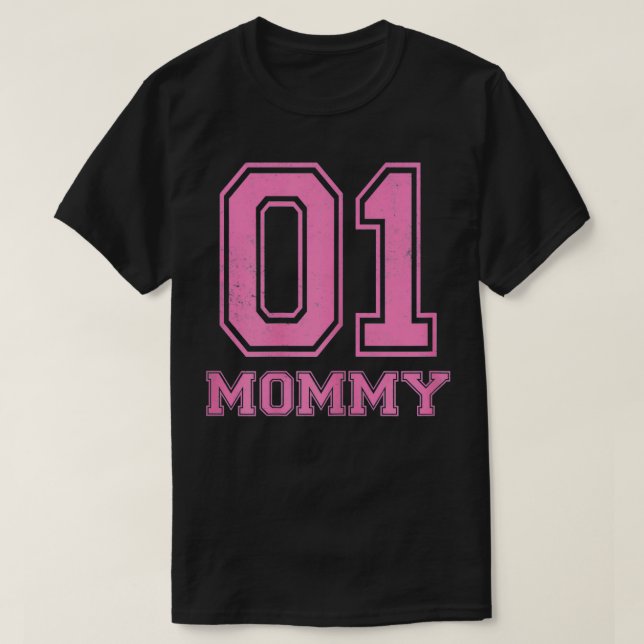 Womens Mummy Number One Woman Mother's Day  T-Shirt (Design Front)