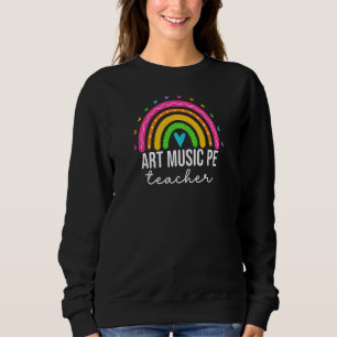 Womens Music PE Teacher Physical Education For Wom Sweatshirt