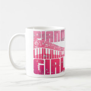 Womens Musician Pianist Women Girls Kids Classical Coffee Mug