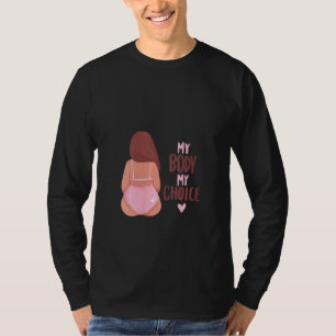 Womens My choice my Body V-Neck T-Shirt