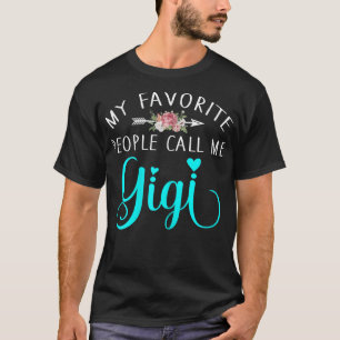 Womens My Favorite Nurse Call Me Gigi Nurses Grand T-Shirt