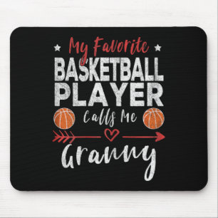 Womens My Favorite Sketll Player Calls Me Granny S Mouse Pad