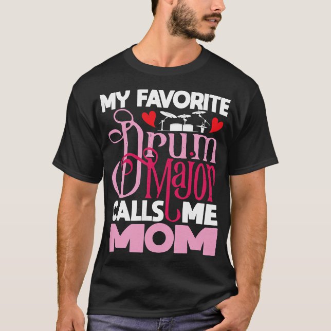 Womens My Favourite Drum Major Calls Me Mum - Marc T-Shirt (Front)