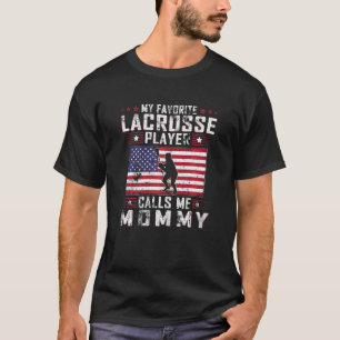 Womens My Favourite Lacrosse Player Calls Me Mummy T-Shirt