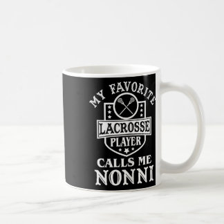 Womens My Favourite Lacrosse Player Calls Me Nonni Coffee Mug