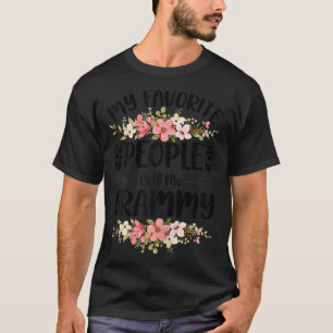 Womens My Favourite People Call Me Grammy Mothers T-Shirt