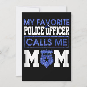 Womens My Favourite Police Officer Calls Me Mum