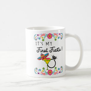 Womens My Final Fiesta Bride Bachelorette Party Pi Coffee Mug