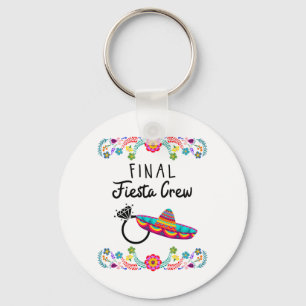 Womens My Final Fiesta Bride Bachelorette Party Pi Key Ring