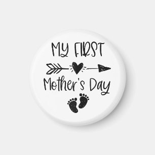 Womens My First Mother's Day For New Mum Pregnancy Magnet